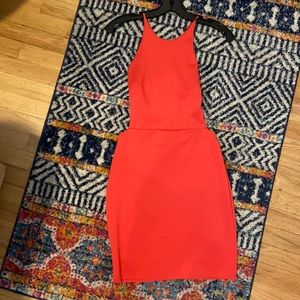 Von Maur Red Dress with Open Back, Brand Soprano